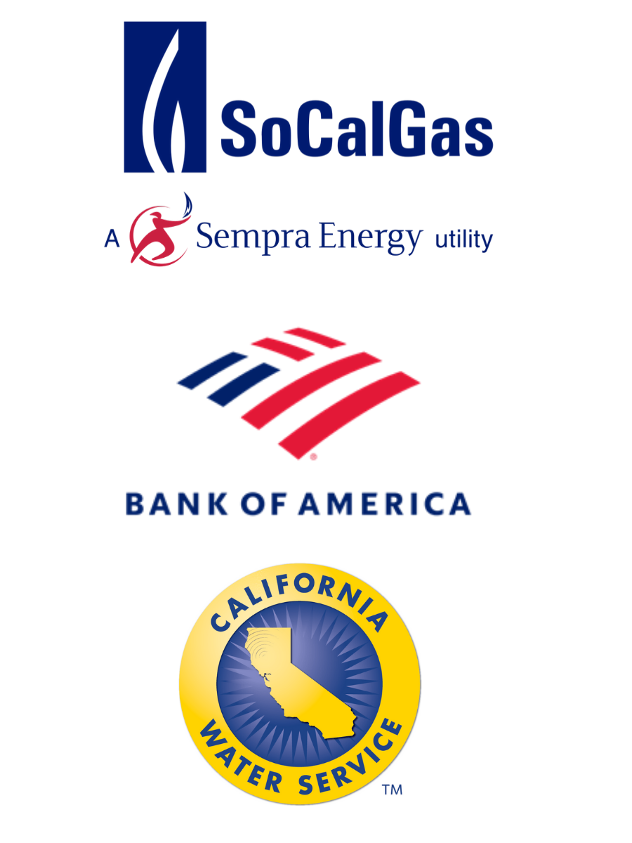 Bank of America<p>
SoCal Gas <p>
California Water Service